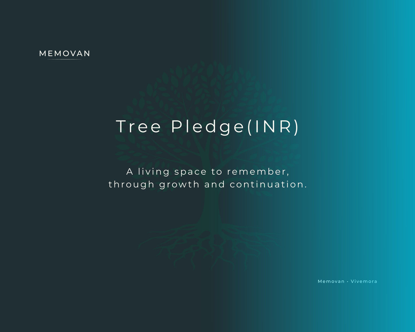 🌿 Memovan ~ Tree Pledge (INR)